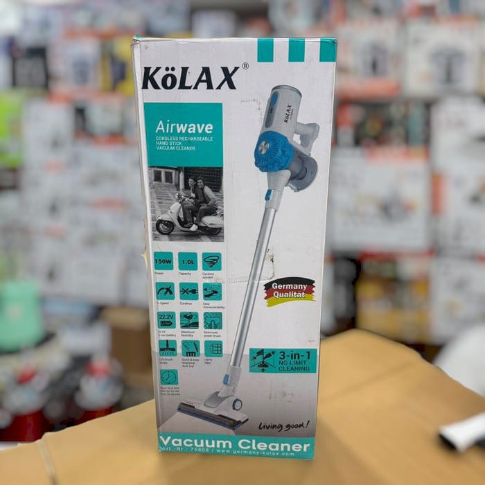 KOLAX 3 in 1 cyclonic rechargeable stick vacuum cleaner