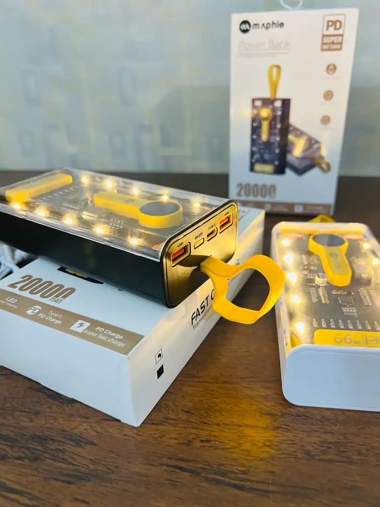 20 hazar mAh power bank fast charging