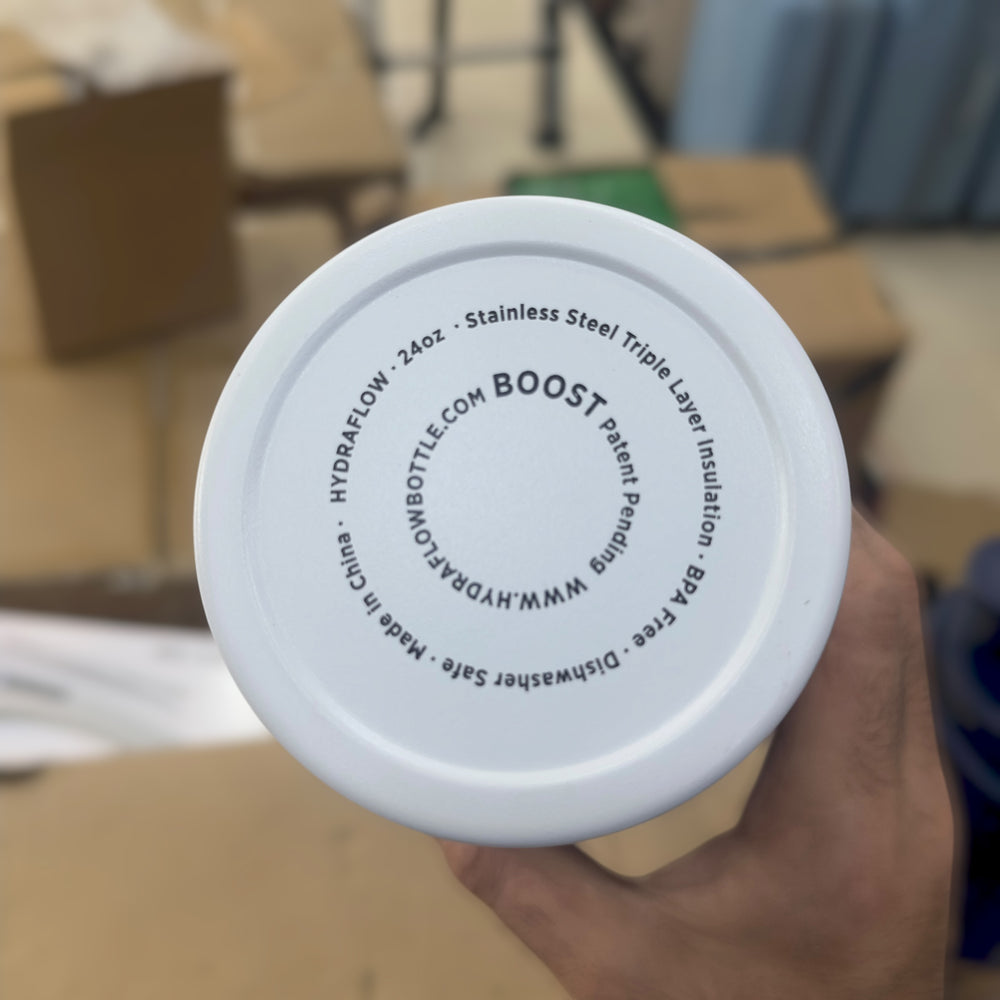 HYDRAFLOW Boost Insulated Protein Shaker Bottle