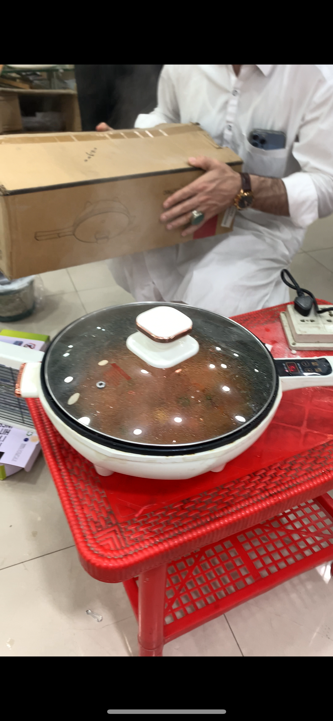 ELECTRIC COOKING PAN DIGITAL CONTROL