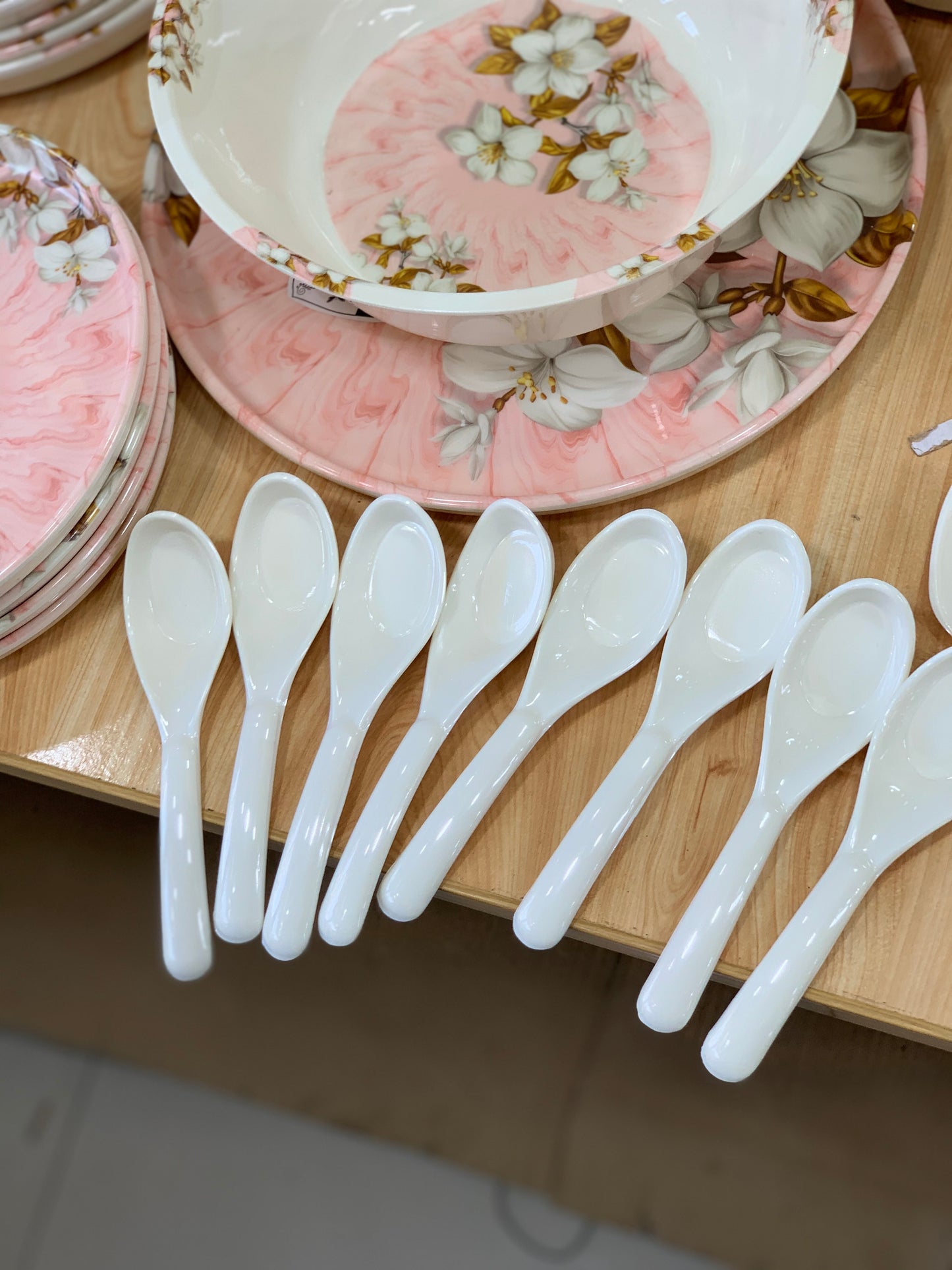 77 PCS DINNER SET DOUBLE GLAZED