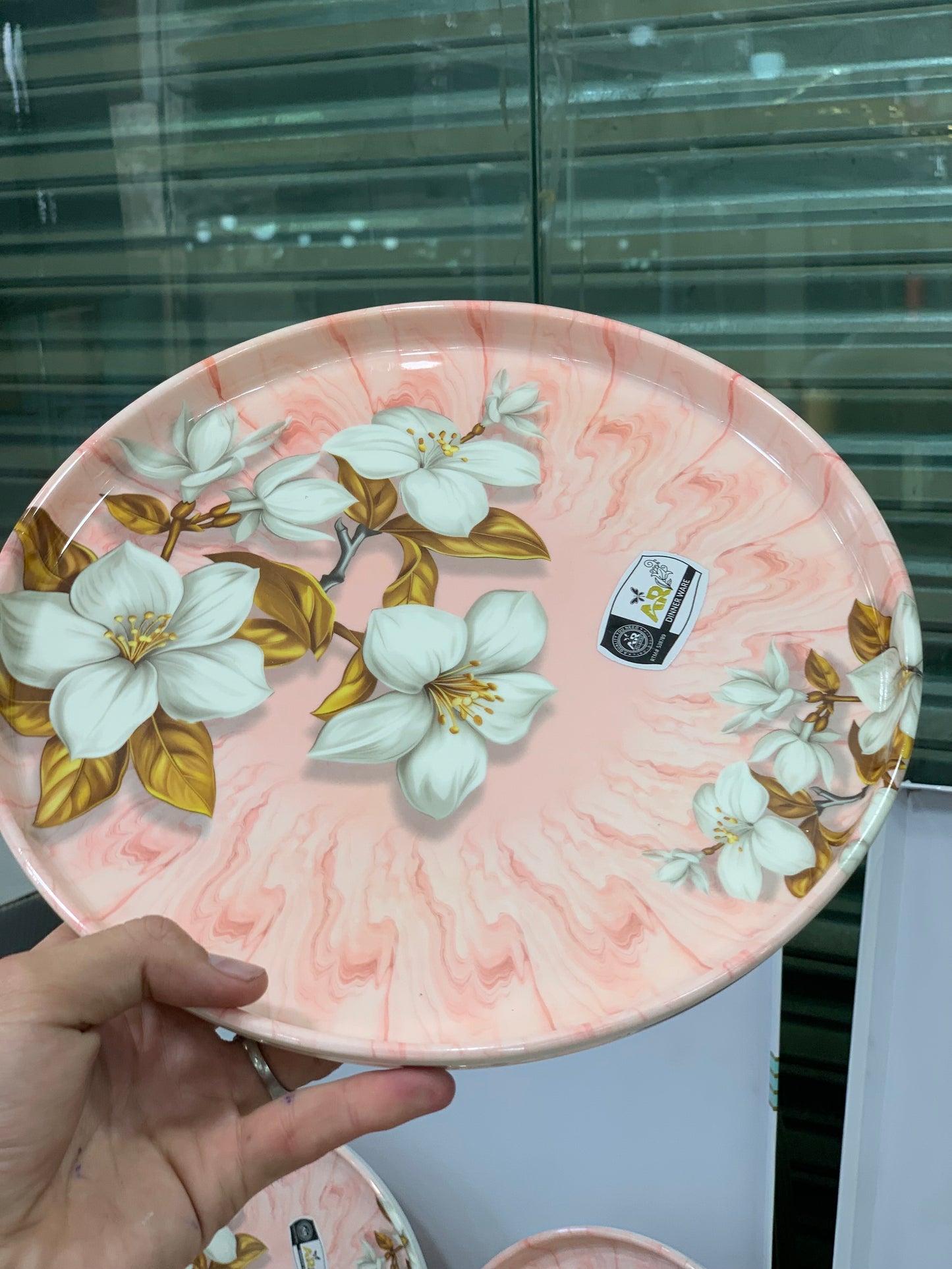 77 PCS DINNER SET DOUBLE GLAZED
