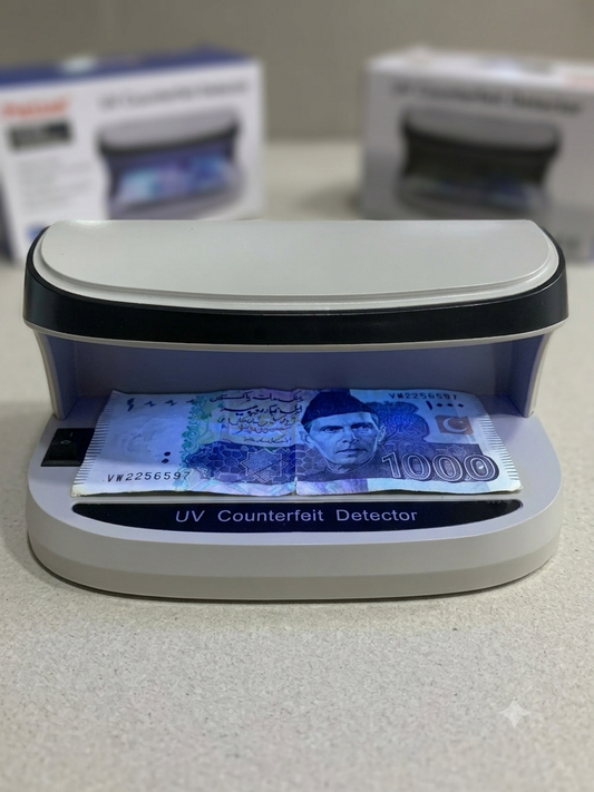 Rechargeable Fake Money Detector – Portable & Accurate Currency Checker