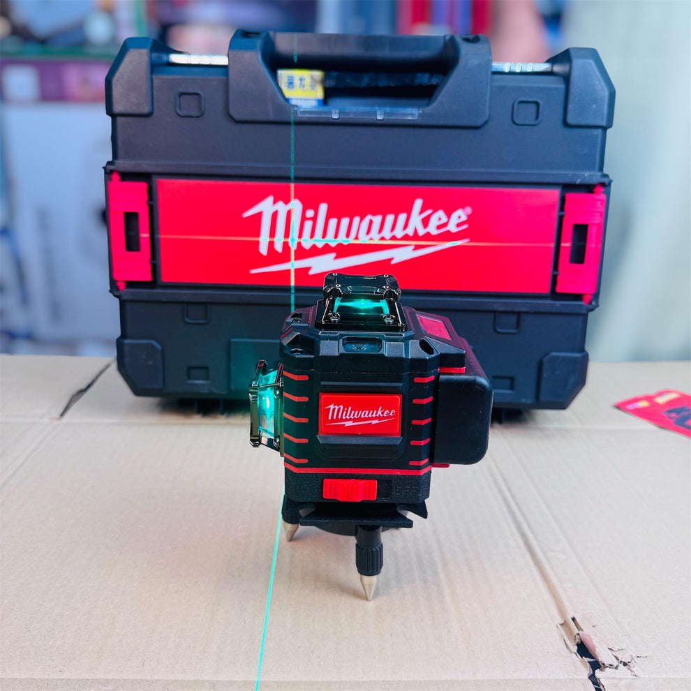 Milwaukee-Style 360° Rechargeable Laser Level
