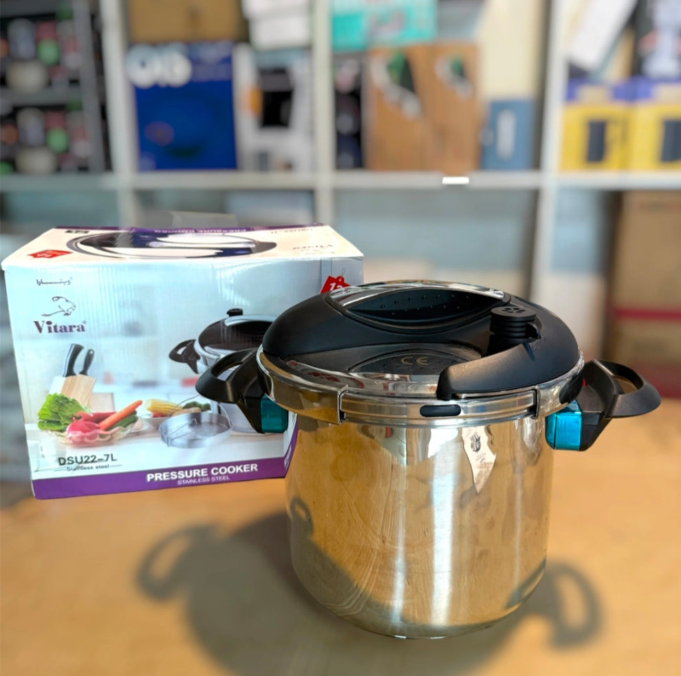 Lott Imported Stanless Steel Automatic Pressure Cooker 7L
