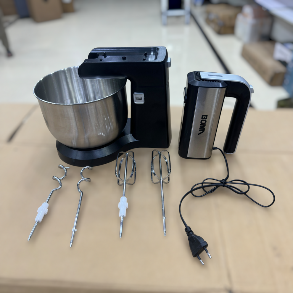 BOMA BM-135T Food Mixer - 300W, 5 Gear Speed, Stainless Steel Bowl