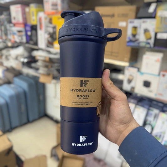 HYDRAFLOW Boost Insulated Protein Shaker Bottle