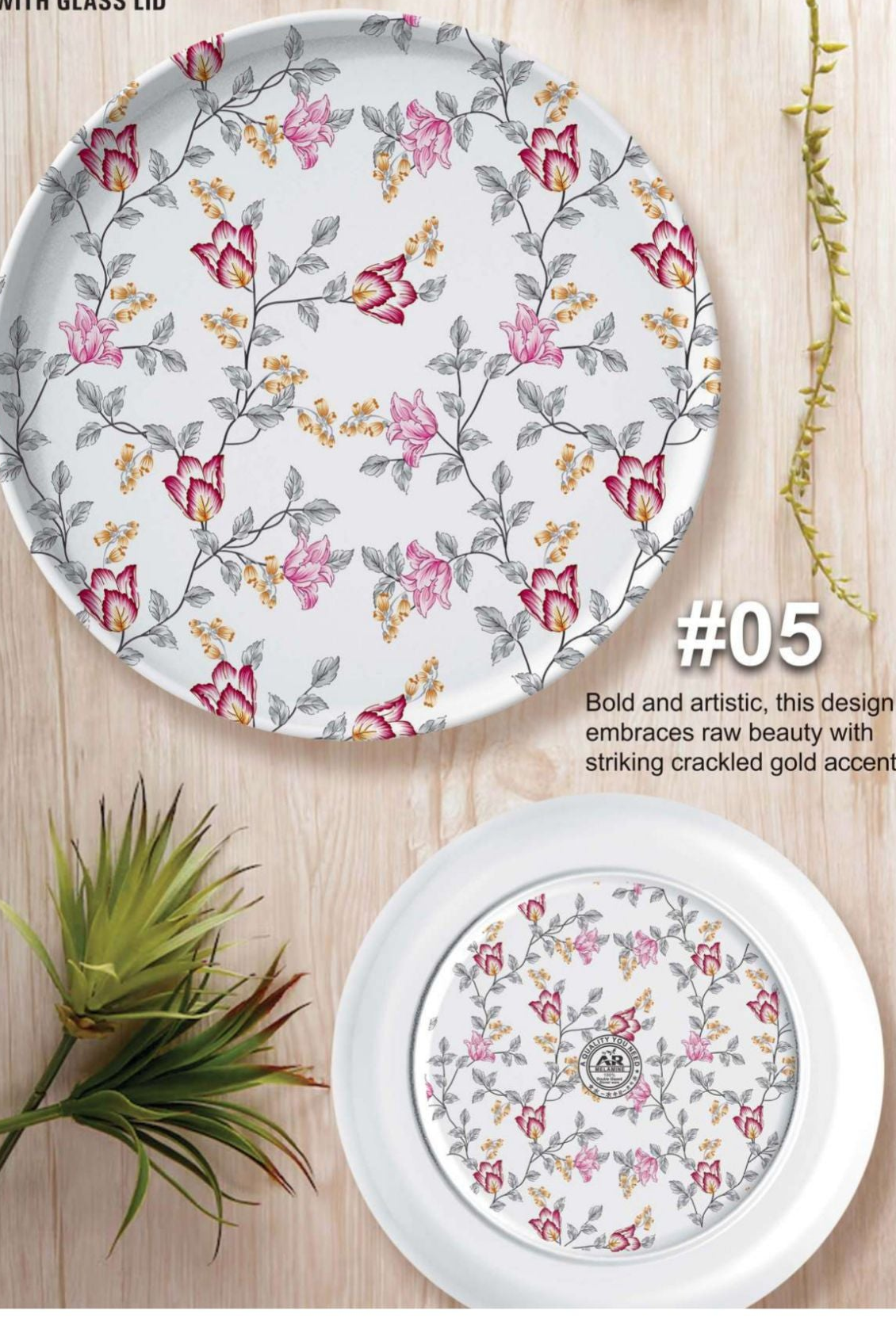 77 PCS DINNER SET DOUBLE GLAZED