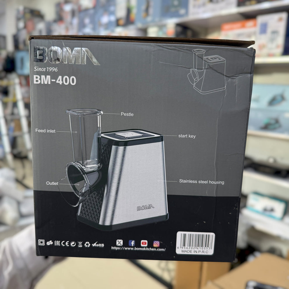 BOMA BM-400 5-in-1 Vegetable Cutter - Stainless Steel Slicer, Grater & Chopper