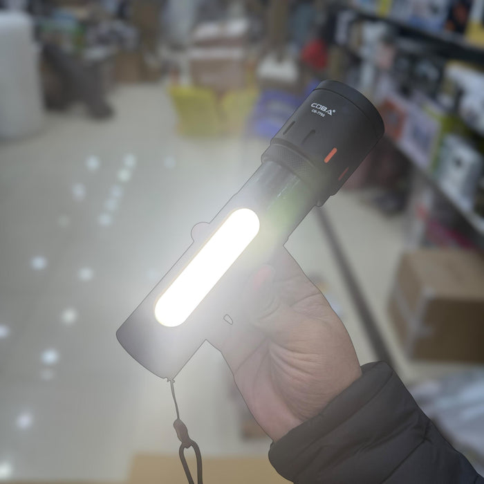 Coba LED Aluminum Alloy Flashlight Torch CB-7703