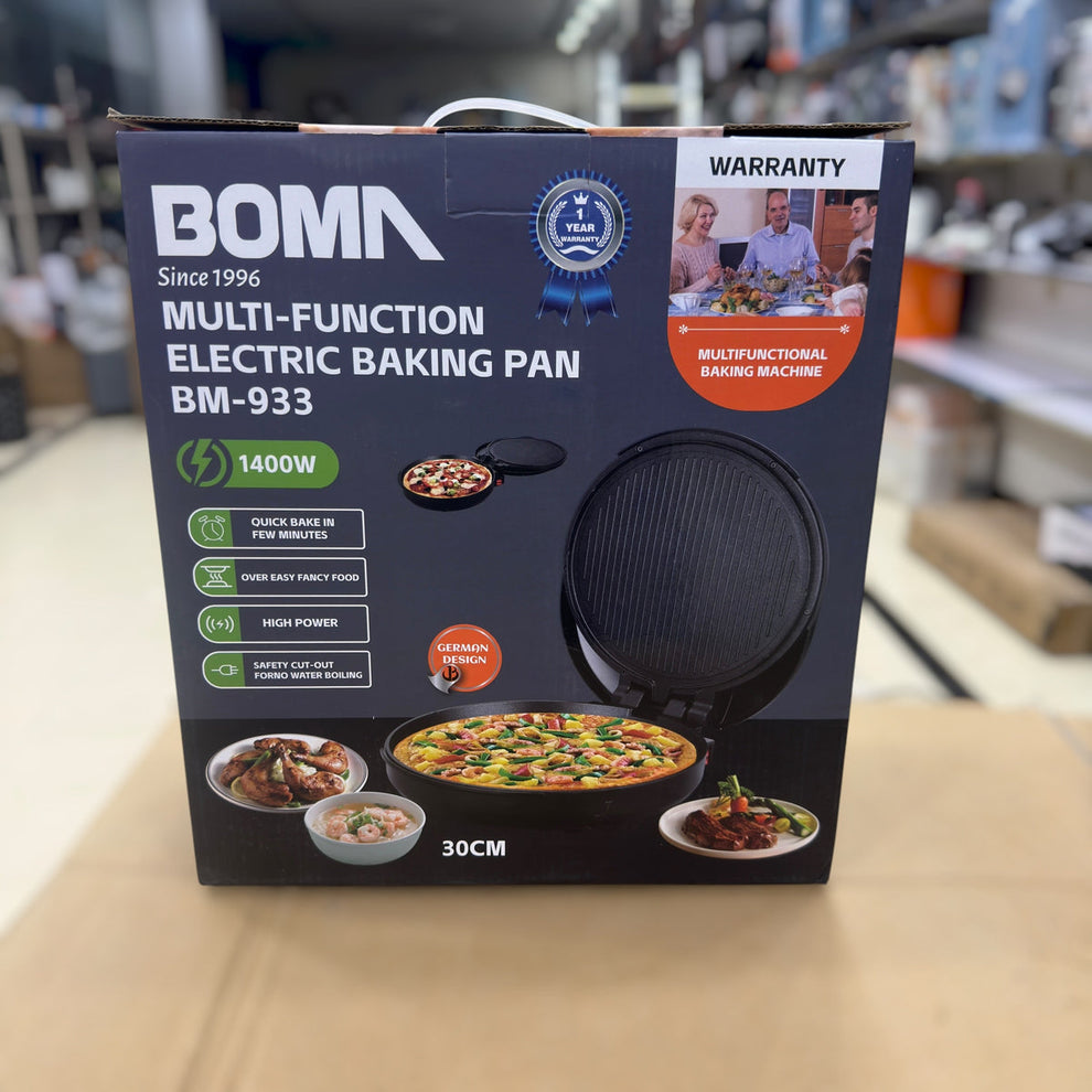 BOMA BM-933 Multi-Function Electric Baking Pan - 1400W, 30CM