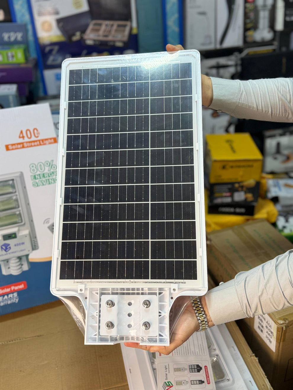 Rechargeable Solar street light 400w & 500w