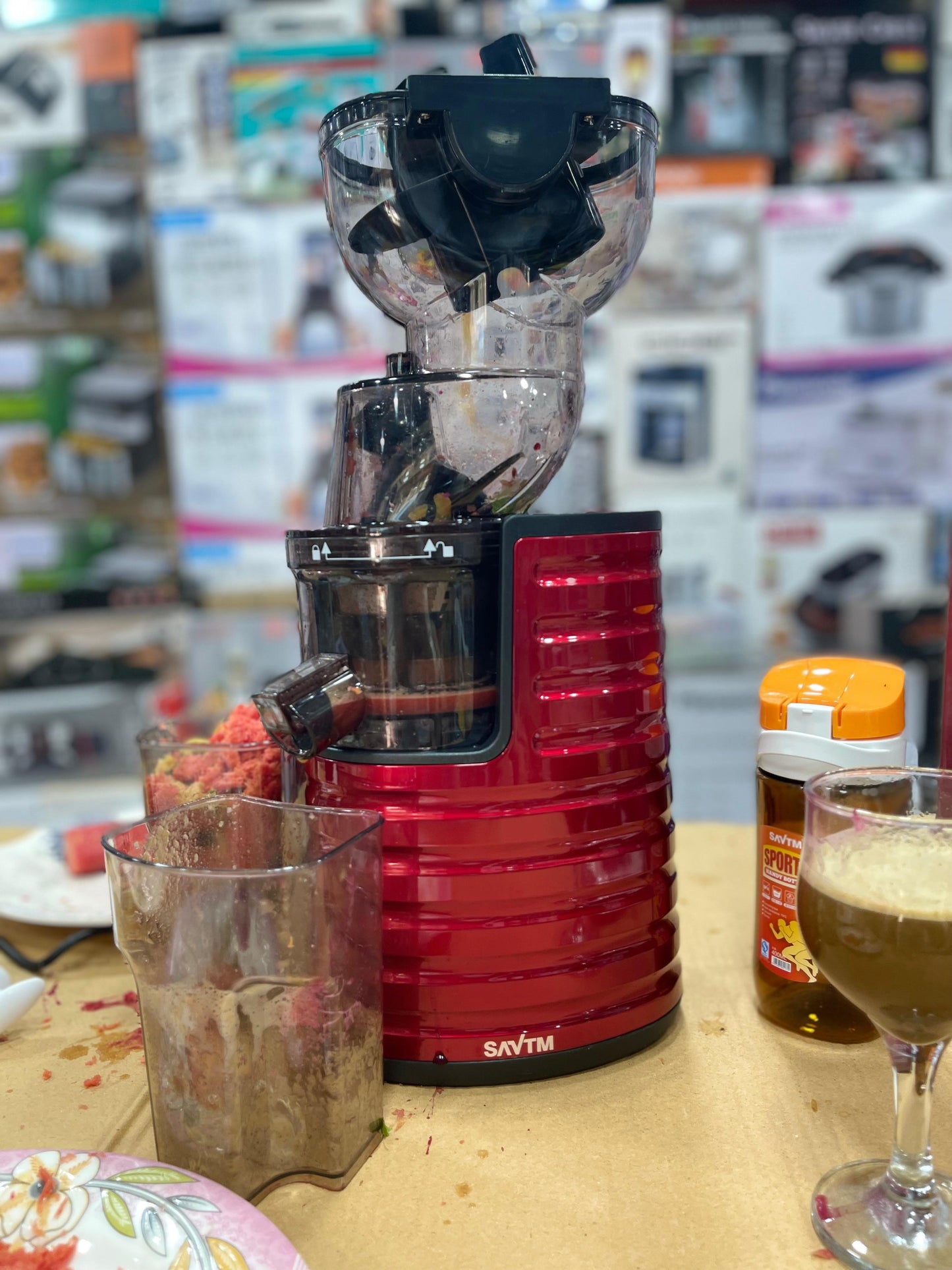 savtm 2 IN 1 Ice cream & cold press juicer JE-31 ( slow juicer )