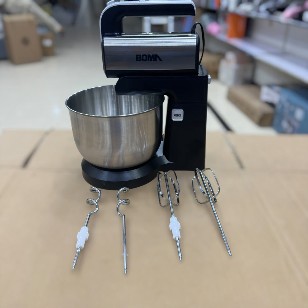 BOMA BM-135T Food Mixer - 300W, 5 Gear Speed, Stainless Steel Bowl