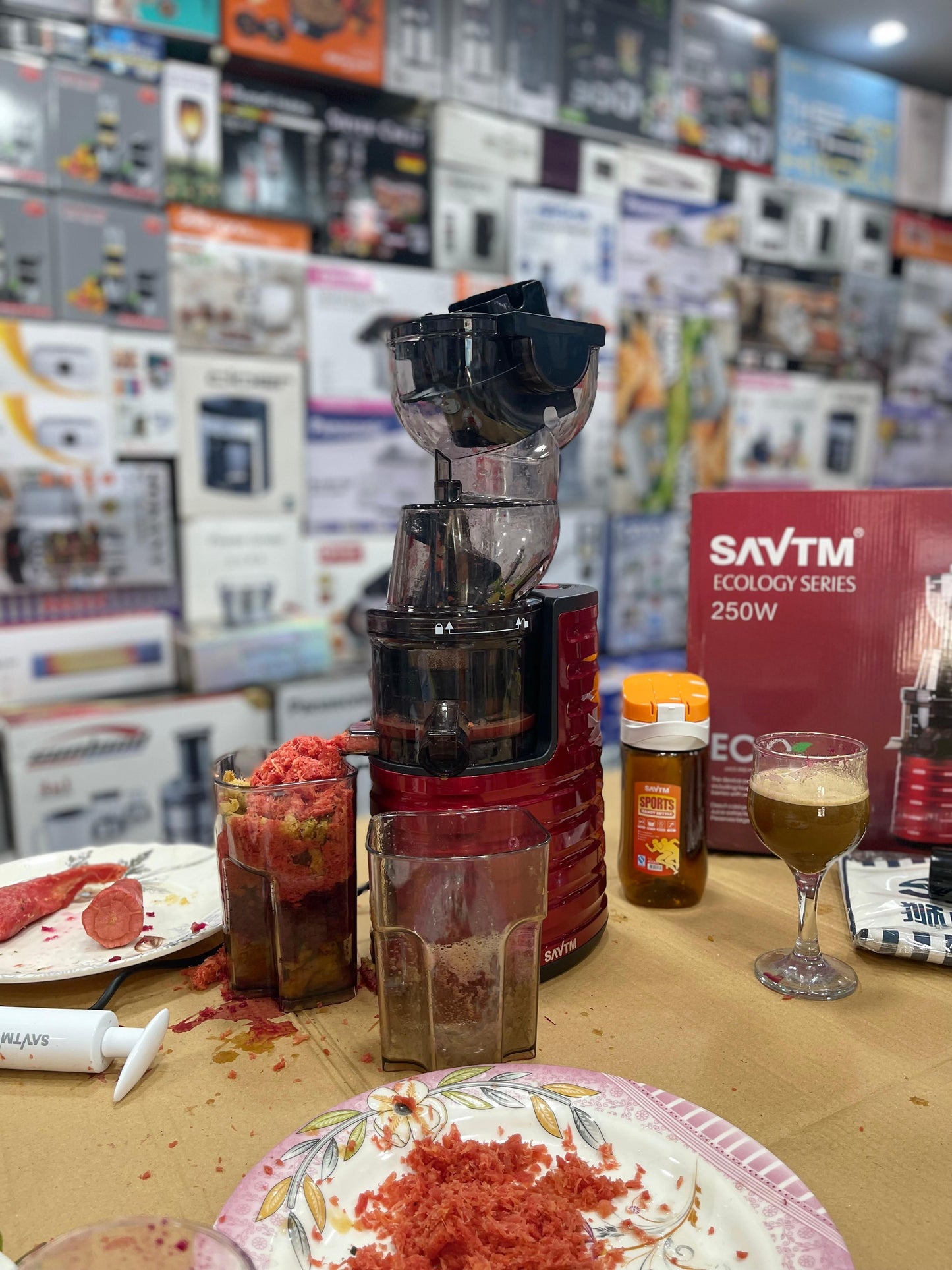 savtm 2 IN 1 Ice cream & cold press juicer JE-31 ( slow juicer )