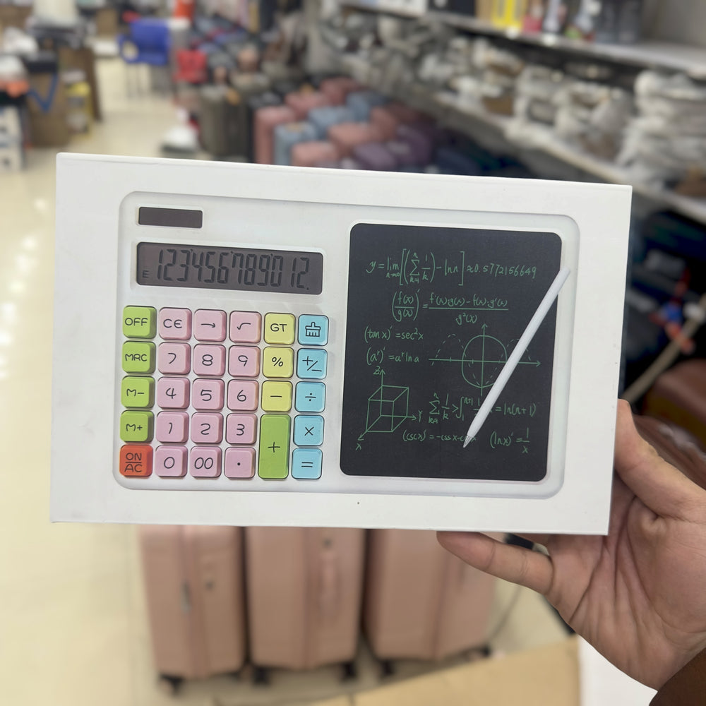 2 in 1 Calculator with LCD Screen Writing Board ZY-2208