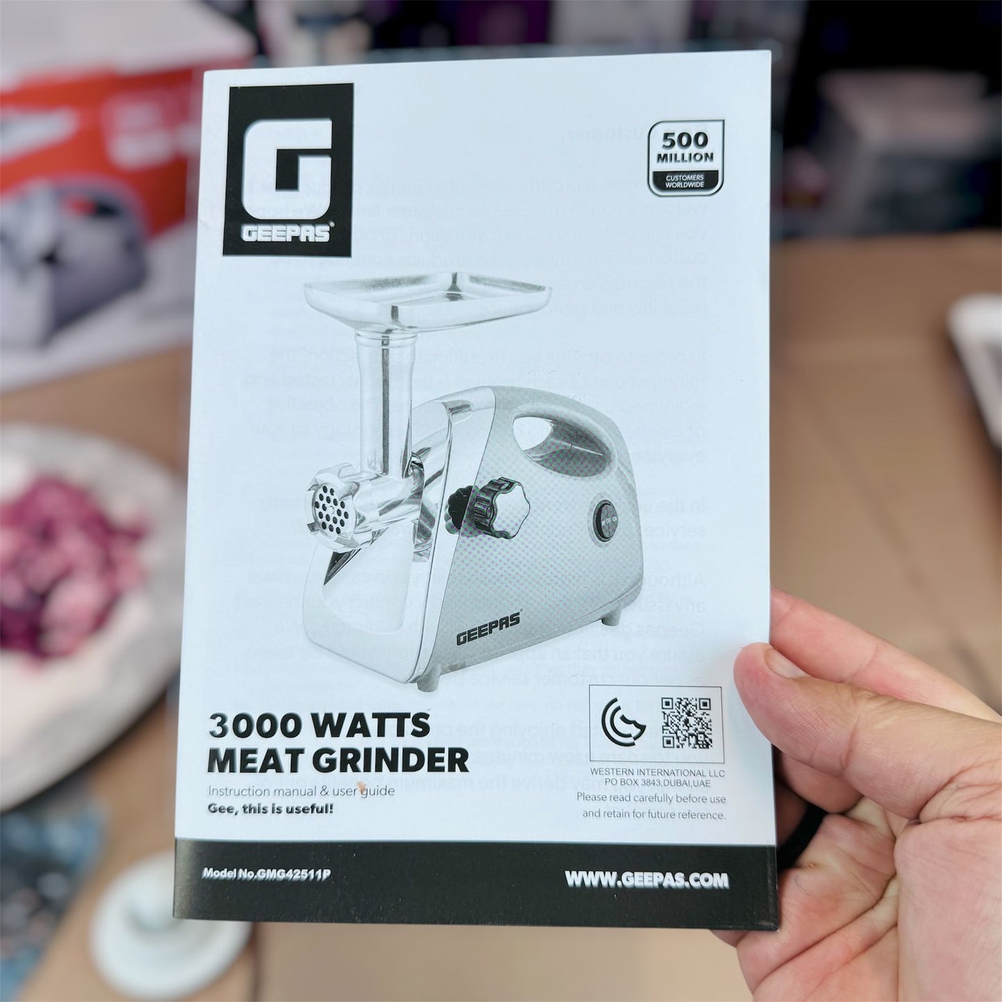 GEEPAS MEAT GRINDER
