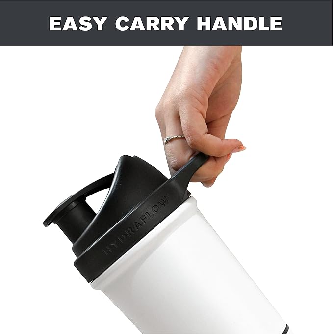 HYDRAFLOW Boost Insulated Protein Shaker Bottle