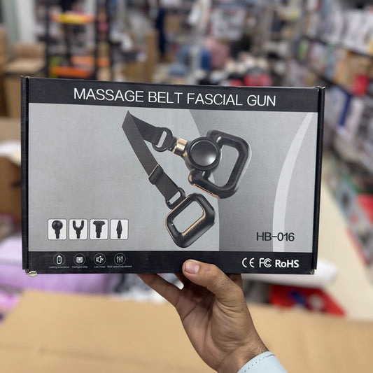 2 in 1 Massager Belt & Fascial Gun HB-016