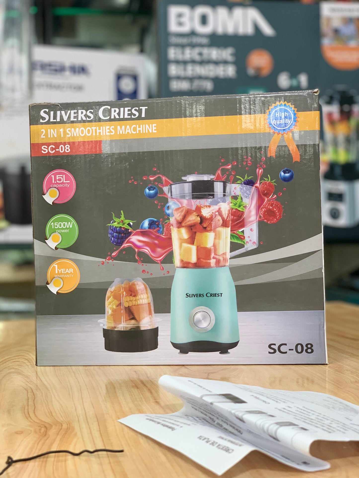 Silver Crest SC-08 1500W Juice Blenders for Kitchen