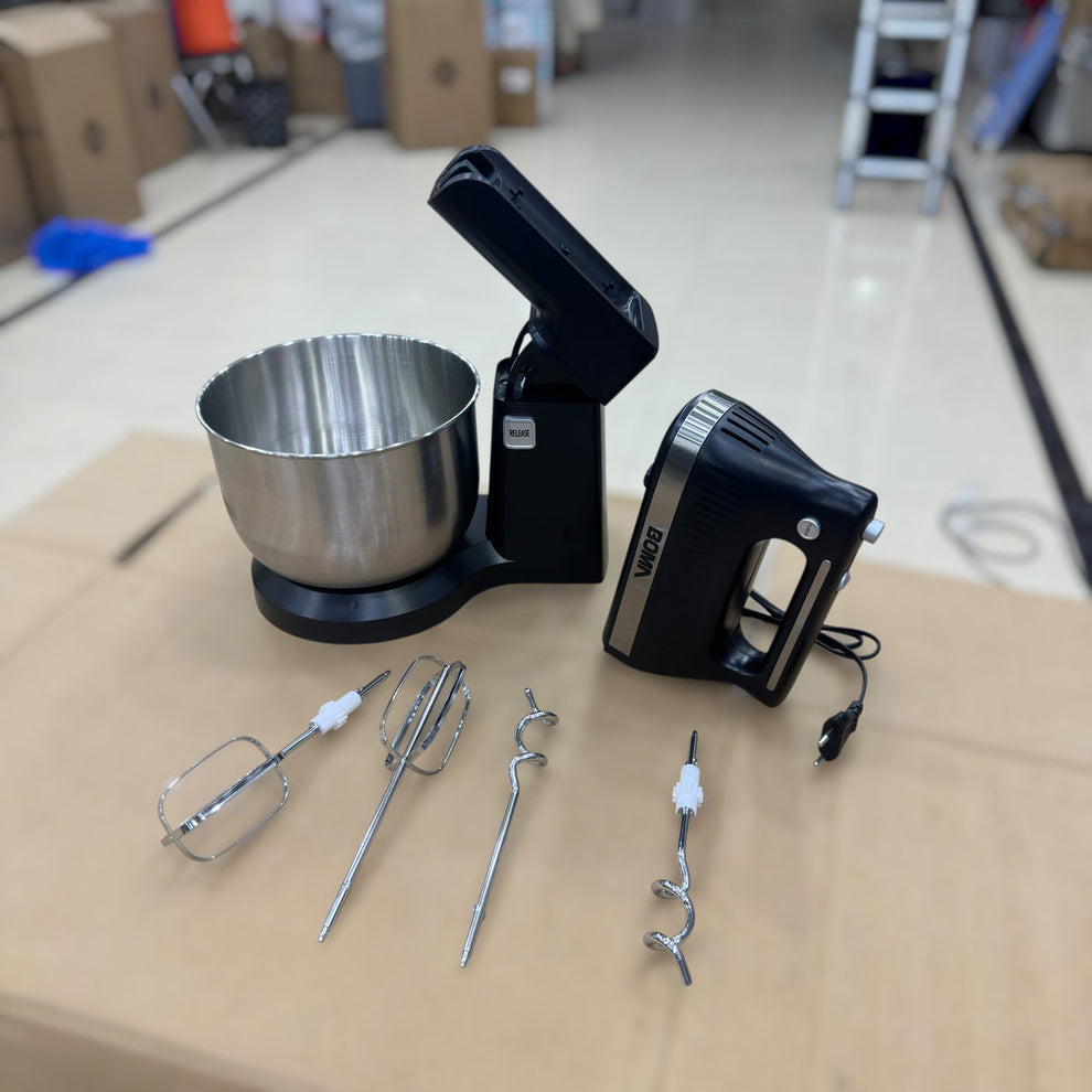 BOMA BM-134T Stand Mixer - 300W, 5 Gear Speed, Stainless Steel Bowl