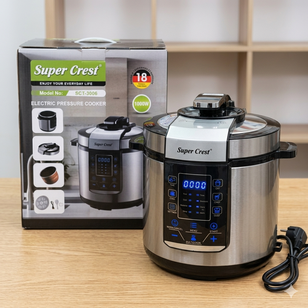 super crest electric pressure cooker Sct 3006