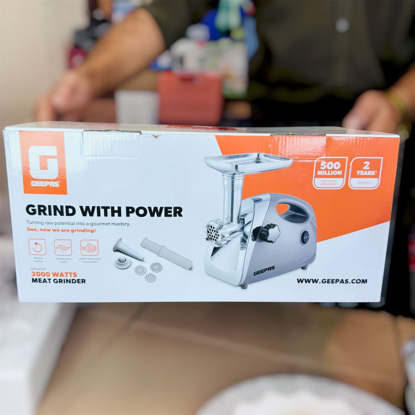 GEEPAS MEAT GRINDER