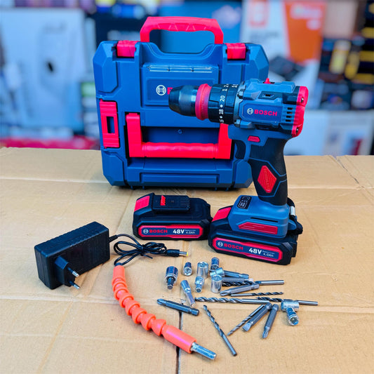 BOSCH 2 in 1 Drill & Impact Wrench with Tools – Malik Importes