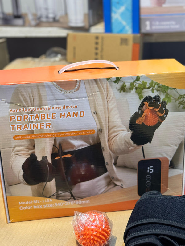 Portable hand triner meshine. Double hand